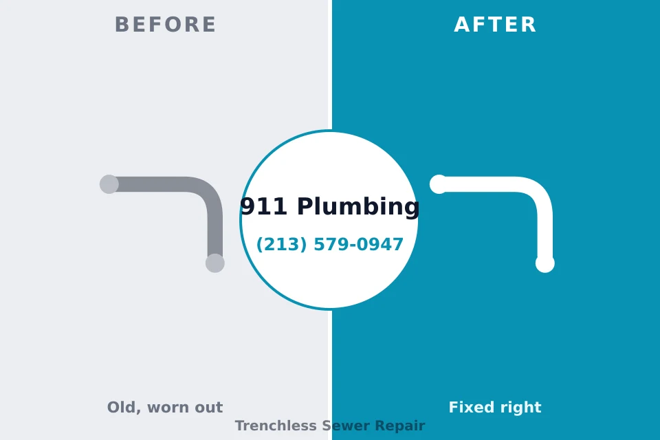 Before and after: plumbing repair McArthur, OH